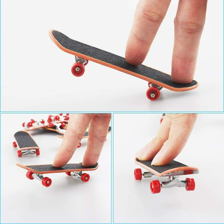 High Quality Cute Party Favor Kids Children Mini Finger Board Fingerboard  Alloy Skate Boarding Toys Gift