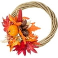 thumbnail image 2 of NOGIS Grapevine Wreaths 2Pcs 16inch Vine Branch Wreath Rattan Wreath for Crafts DIY Wreath Making Supplies for Christmas Halloween Thanksgiving Easter Front Door Wall Hanging Decor (Natural), 2 of 7
