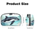 thumbnail image 5 of Whale Hard Drive Bags Travel Case Charging Cord Organizer - Oxford Cloth Waterproof Electronics Digital Accessories Pouch with Organizer Charger Station - 5.9x9.44x3.14 in, 5 of 6