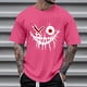 thumbnail image 2 of Camisetas de Cuello de la Tripulación de los Hombres de Poliéster Impreso en Seco Rápido, Cuello Redondo de Corte 3D para Gimnasio, Carrera, Ciclismo Y Ocasional, 2 of 4