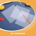 thumbnail image 3 of LEEYNEER 10Pcs Blank Needlework Canvas  Craft Mesh Roll Transparent Plastic Square  Crafting Enthusiasts, 3 of 7