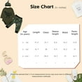 thumbnail image 2 of Bullpiano Baby Boy Clothes Newborn Boy Outfit Infant Print Romper Long Pants Set Hat 3PC Summer Outfits Set 3-6 Months, 2 of 9