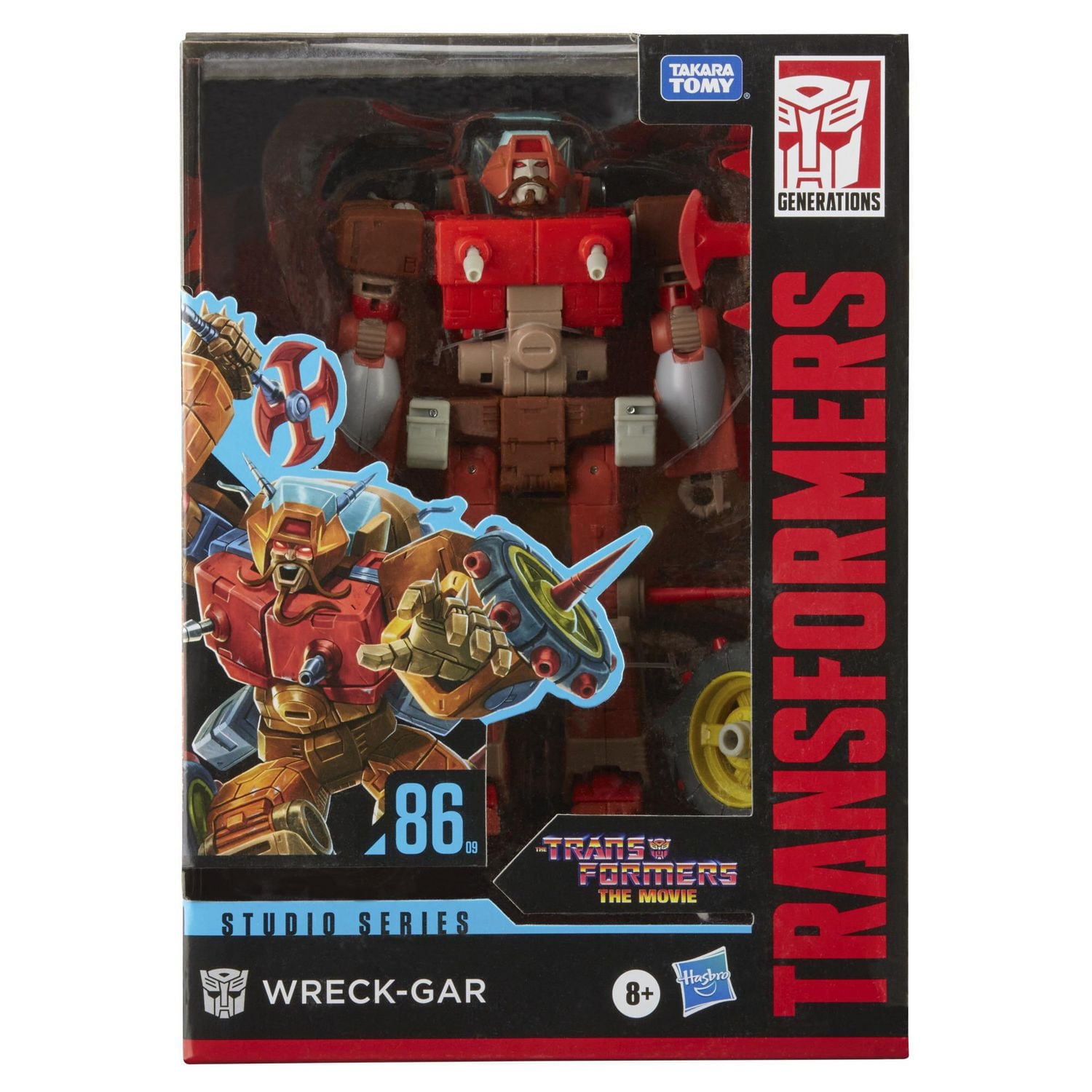 Transformers Toys Studio Series 86-09 Voyager Class The Transformers: The Movie 1986 Wreck-Gar Action Figure - Ages 8 and Up, 6.5-inch