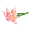 thumbnail image 1 of Fake Flowers for Outdoors 10Pcs Artificial Calla Lily Silk Flowers Mini PU Calla Lily Flower Simulation Flower Home Decoration Photography Props, 1 of 5