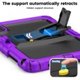 thumbnail image 3 of XYX for Lenovo Idea Tab 11 inch 2025/Tab K11 Gen 2 Case 11 inch, 3in1 Heavy Duty Shockproof Tablet Cover with Stand, Shoulder Strap, Purple, 3 of 7