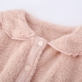 thumbnail image 5 of Elainilye Fashion Women Pajama Sets Casual Winter Fleece Loungewear Long Sleeve Nightwear Two Piece Sets Homewear,Pink, 5 of 9