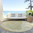 thumbnail image 6 of Addison Rugs Chantille Indoor/Outdoor Transitional Modern Wheat Washable Round Rug, 8' x 8', 6 of 6