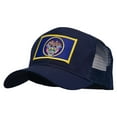 thumbnail image 2 of Utah State Flag Patched Mesh Cap - Navy OSFM, 2 of 5