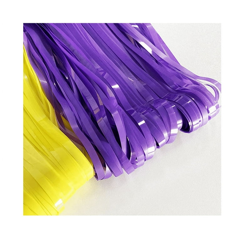 Topboutique 1pcs 3ft x 6.3ft Purple Tinsel Foil Fringe Curtains Streamers  Backdrop for Birthday Graduation Engagement Bridal Shower Bachelorette Baby  Shower Holiday Party Decorations 