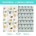thumbnail image 5 of JumpOff Jo Large Foldable Kids Foam Play Mat, Padded Baby Floor Mat, 70 x 59 in - Rainbow Dog Days, 5 of 9