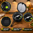 Professional Geological Compass with Clinometer, Portable Aluminum ...