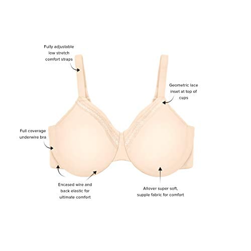 Wacoal Women's Plus Size How Perfect Full Figure Wire Free Bra, Naturally  Nude, 34C : : Clothing, Shoes & Accessories