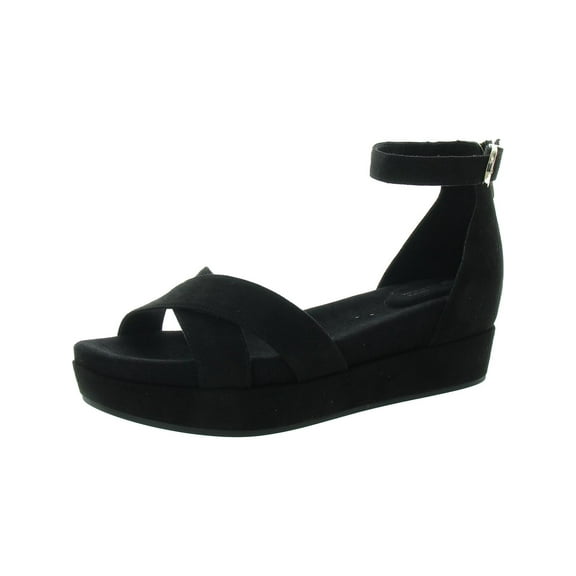 Giani Bernini Womens Eviee Memory Foam Ankle Strap Platform Sandals