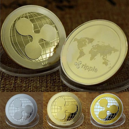 Silver Plated Ripple Coin XRP CRYPTO Commemorative Coin ...