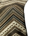 thumbnail image 6 of Decorative Brown Table Runner 8 Seater Table Runner (14 x 108 inch), Beaded & Tassels Table Runner, Silk fabric Table Linen, Chevron Pattern Modern Style - Timberland, 6 of 10