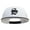 Black White, variant on Old English S Embroidered Big Size Premium Flat Bill Trucker Cap - Black Charcoal XL-3XL