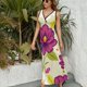 thumbnail image 3 of Floral Vestido Sin Mangas , Vestidos De Lujo Para Ocasiones Oficiales, 3 of 5