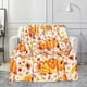 thumbnail image 1 of Manta de Franela con Estampado de Calabaza y Girasol | Edredón Portátil, Suave y Cálido, de 70 X 100 a 150 X 200 Cm | Decoración Otoñal: Manta Acogedora para La Siesta, para Sofá, Cama, Viajes y Camp, 1 of 6