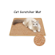 thumbnail image 1 of Cat Scratcher Mat, Natural Sisal Cat Scratch Mats, Horizontal Cat Floor Scratching Pad Rug, Protect Carpets and Sofas, 23.6 X 15.7 Inch, 1 of 5
