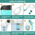 thumbnail image 2 of Wadeo Portable Shower with Pump, 2 of 11