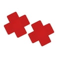 thumbnail image 2 of 2 Pieces Women Breast Cover Thin Disposable Accessories for Party Wedding Red, 2 of 8