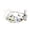 White, variant on Women's 3D Butterfly Hair Clip Headband, Adjustable Elegant Party Hair Accessory, Glamorous Headpiece for Evening Events, Prom, and Special Occasions-White