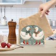 thumbnail image 2 of Yayeee Napkin Holder for Table Kitchen Paper Tissue Organization, Winter Goose Scarves, 2 of 8