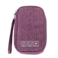 thumbnail image 1 of Matsuzay Estuche Cremallera Poliéster Multicompartimentos Bolsas de almacenamiento Capacidad Organizador de cables de viaje Transporte de Almacenamiento y organización del hogar Púrpura Matsuzay HA075200-01, 1 of 6