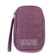 thumbnail image 1 of Naiovety Estuche Cremallera Poliéster Multicompartimentos Bolsas de almacenamiento Capacidad Organizador de cables de viaje Transporte de Almacenamiento y organización del hogar Púrpura Naiovety HA075200-01, 1 of 6