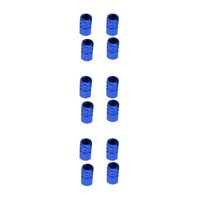 serony 4 Pieces Decorative Tire Caps Sturdy Exquisite Tire Plug Covers Tyre Part Modifying Accessory for Modification Blue 3Set