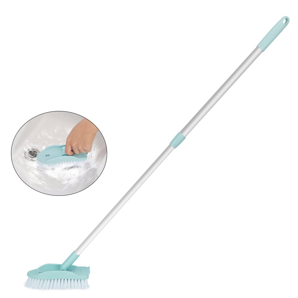YouLoveIt Long Handle Cleaning Brush Floor Scrub Brush Shower Deck