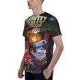 thumbnail image 6 of Unisex Gravity Falls 3d Graphic Print Shirts For Mens Womens Casual Short Sleeve Tee Shirts Top, 6 of 7