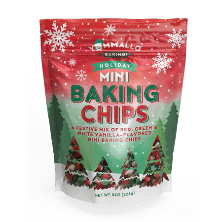 Yummallo Holiday Baking Chips, 8 oz