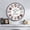 White, variant on MODE HOME Rustic Farmhouse Wood Wall Clock with 12 Photo Collage, Large Oversized Wall Clock for Home, Kitchen, Living Room, Silent Battery Powered 24 inch Natural
