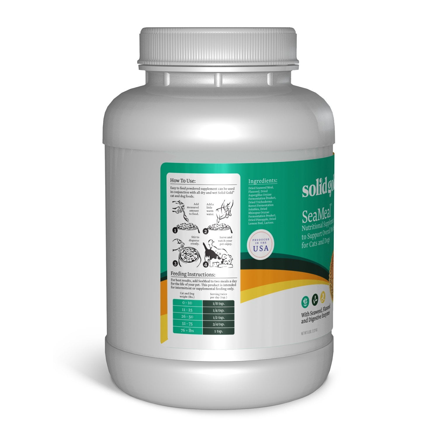 Solid Gold Seameal Nutritional All Breed Dog Cat Supplement 5 Solid Gold Seameal Nutritional All