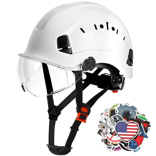 Casco de seguridad Aolamegs ABS ajustable con ventilación para adultos
