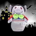 thumbnail image 5 of Víspera de todos los días de Halloween Tarros de caja de dulces rellena de felpa de peluche Muñeca de juguete decoración de mesa para la sala de estar del dormitorio (Vampiro), 5 of 5
