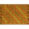 thumbnail image 1 of Ahgly Company Indoor Rectangle Oriental Yellow Traditional Area Rugs, 6' x 9', 1 of 4