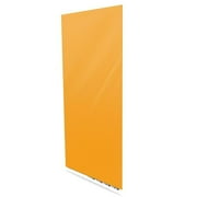 Ghent ARIASM54MR Aria Low Profile Magnetic Glass Whiteboard, 5 x 4 ft. - Marigold