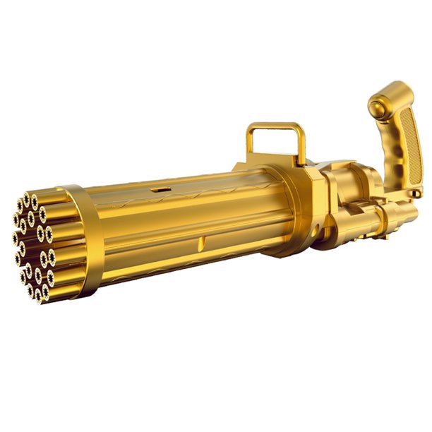 SUNSIOM 21 Holes Gatling Bubble Gun Battery Powered Automatic Bubbles