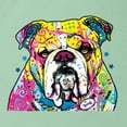thumbnail image 5 of Wild Bobby Dean Russo Neon Colorful Pug Dog The Bulldog Dog Lover Women Racerback Tank Top, Mint, X-Large, 5 of 5