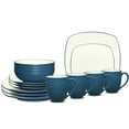 thumbnail image 2 of Noritake Colorwave Blue 16-Piece Square Dinnerware Set, Service for 4, 2 of 7