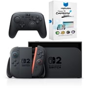 Nintendo Switch 2 Mario Kart World Bundle with Pro Controller and MightySkins Code
