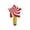 D, variant on huayou Funny Squeaky Lollipop Pets Companion, Colorful Gradient Design with Cute Handle for Daily Activity, Indoor Play, Chewing, Swatting, Pet Entertainment