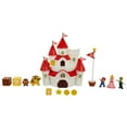 Nintendo Super Mario Deluxe Mushroom Kingdom Castle Playset with 5 2.5" Articulated Action