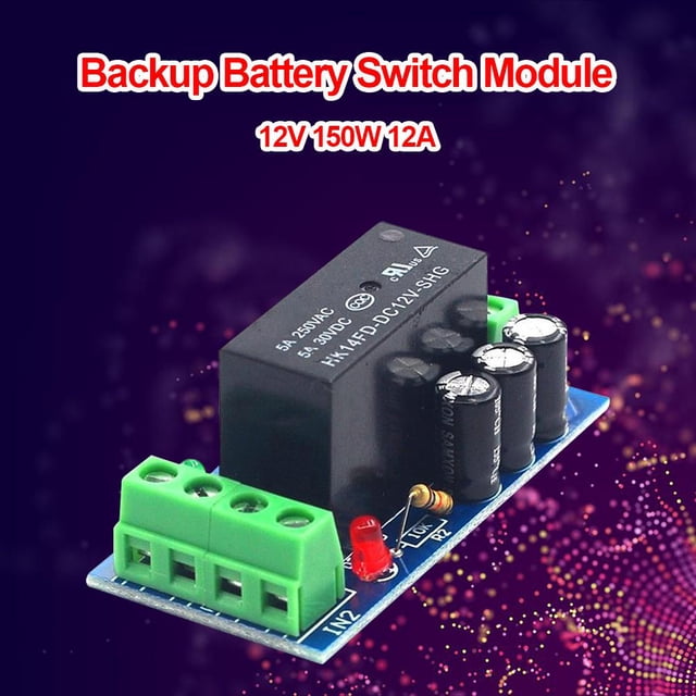 12V 150W 12A Backup Battery Switch Module Control Board Automatic Switching