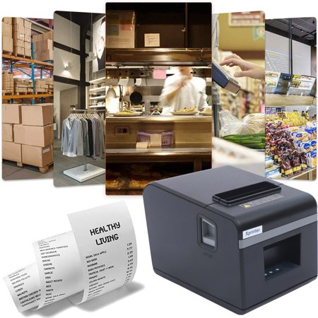 80mm Thermal Receipt POS Printer Auto Cutter USB Port for Windows XP/7/8/8.1/10