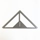 thumbnail image 1 of Regla Multifunción Económica Para Azulejos, Regla De Drenaje De Suelo, Regla Triangular De Acero Inoxidable Para Albañil, Constructor De Flores Kearding HA021495-00, 1 of 5