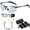 Gray, variant on Photochromic Sunglasses with Anti-glare Polarized Lens, UV400 Transition Tint for Daytime Driving Men