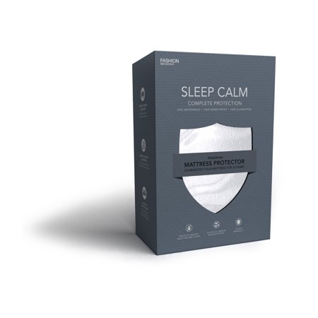 Sleep Calm Mattress Protector with Stain and Dust Mite Defense, Split California King